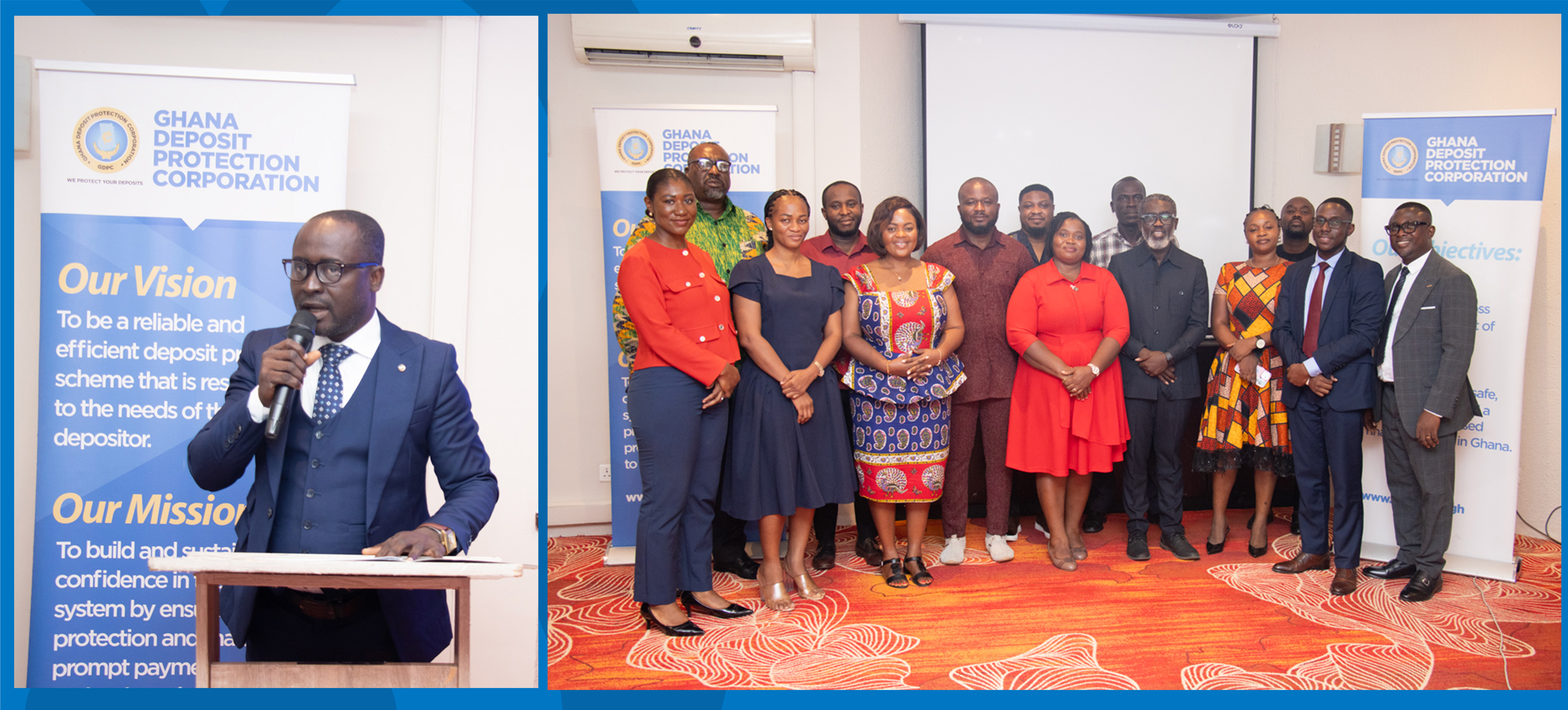 GDPC EDUCATES THE MEDIA ON DEPOSIT INSURANCE